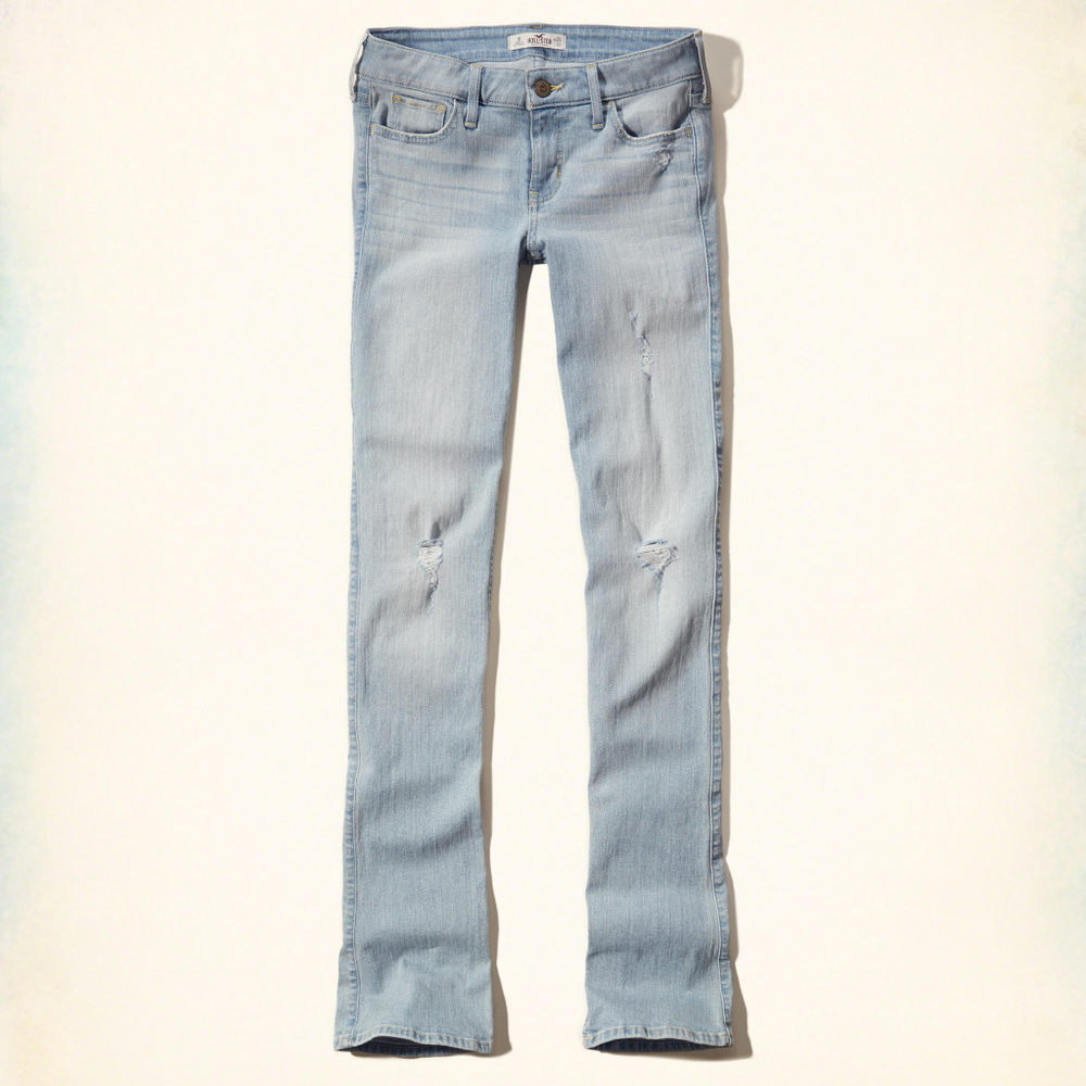 NWT HOLLISTER Taylor Boot Jeans Destroyed Jeans